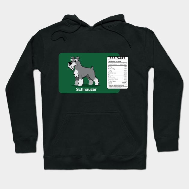 Schnauzer Dog Hoodie by Brash Ideas